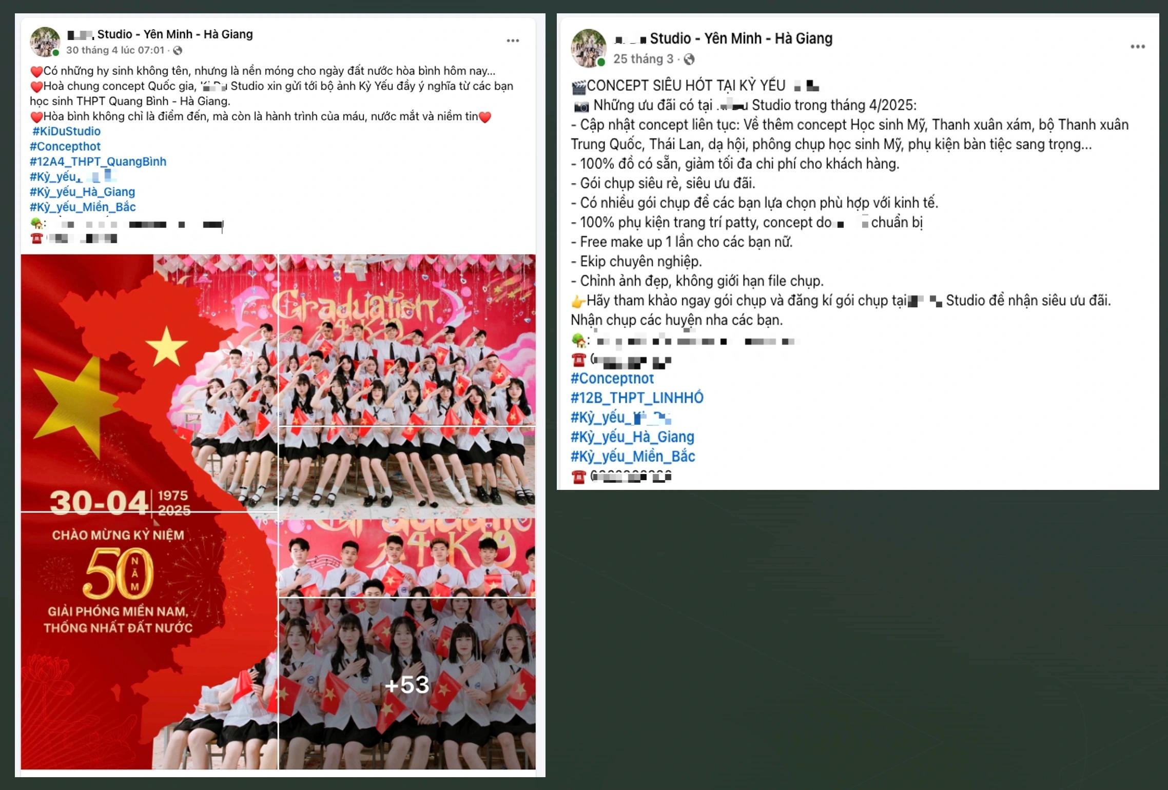 Dư luận "dậy sóng" vì bộ ảnh kỷ yếu diện trang phục lệch chuẩn của học sinh