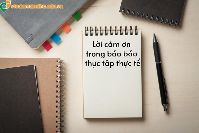 Mẫu lời cảm ơn báo cáo thực tập được đánh giá cao