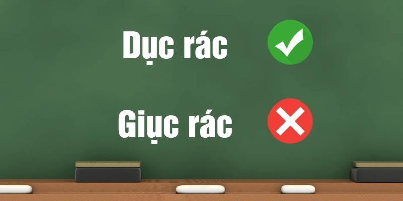 Giục rác hay dục rác: Từ nào đúng chính tả tiếng Việt?
