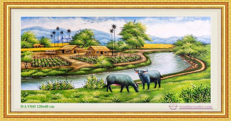 Miền quê thanh bình 120×60