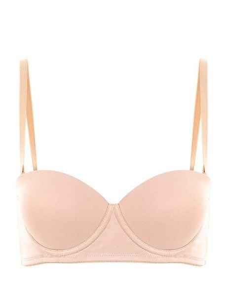[NUDE TONE] Bra Set áo ngực nữ iBasic áo ngực có gọng mút dày và quần không đường may lưng cao - BRAW163+V119