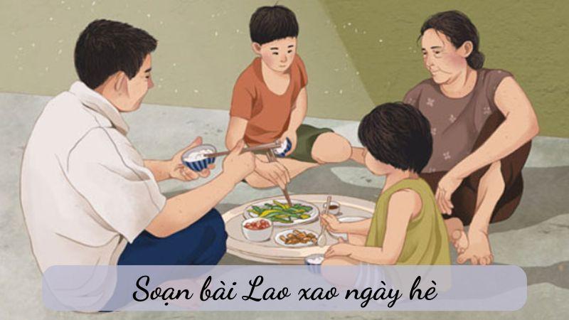 Soạn bài Lao xao ngày hè, Ngữ văn 6