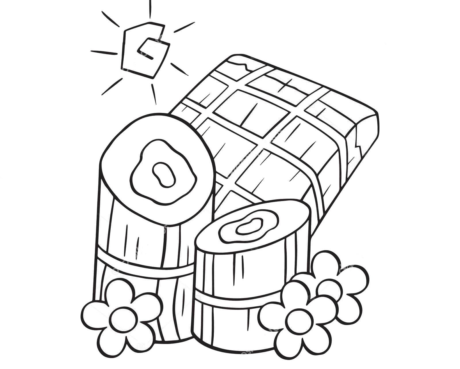 35+ Tranh tô màu bánh chưng, tranh tô màu chủ đề ngày Tết 2025