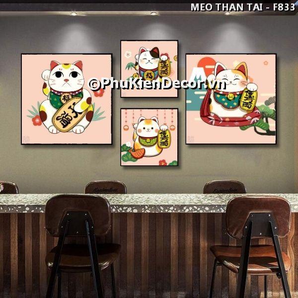 499+ mẫu tranh treo tường Mèo Maneki Neko - Mèo Thần Tài Nhật Bản là  biểu tượng may mắn, tài lộc của xứ sở Mặt Trời Mọc