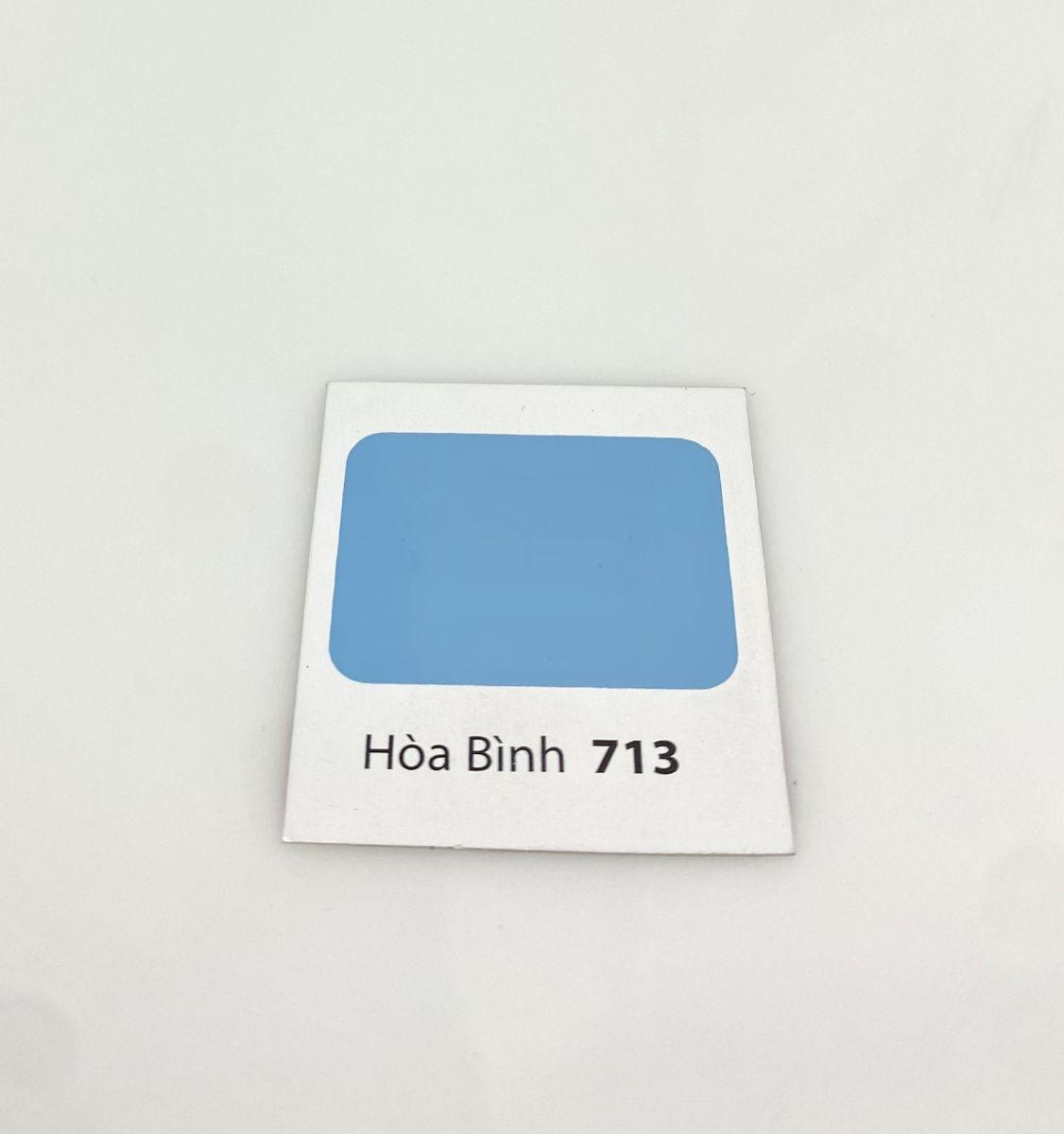 SƠN DẦU BẠCH TUYẾT MÀU XANH HOÀ BÌNH  713  3KG