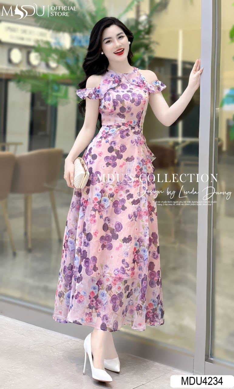 7+ Mẫu Váy Maxi Hoa Nhí Đi Biển, Chụp Ảnh Cực Xinh