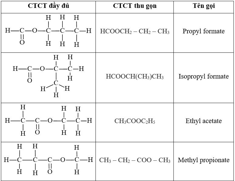 Hướng Dẫn Viết Công Thức Cấu Tạo Và Gọi Tên C4H8O2