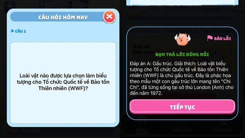 Đáp Án Momo | Trường học heo đất mới nhất mỗi ngày