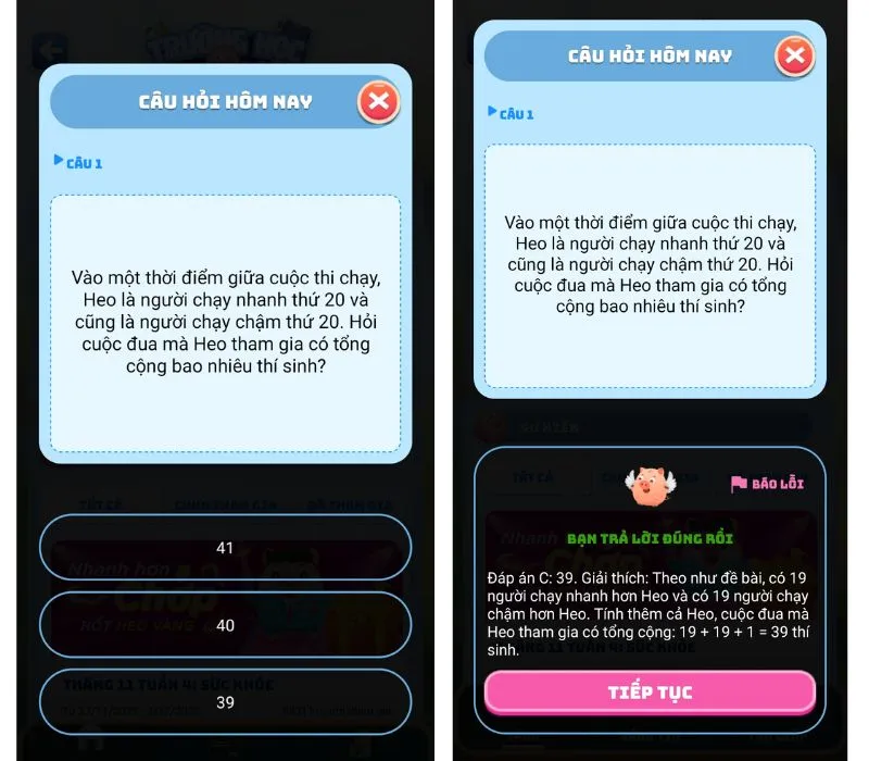 Đáp án heo đất MoMo hôm nay ngày 26/1/2024