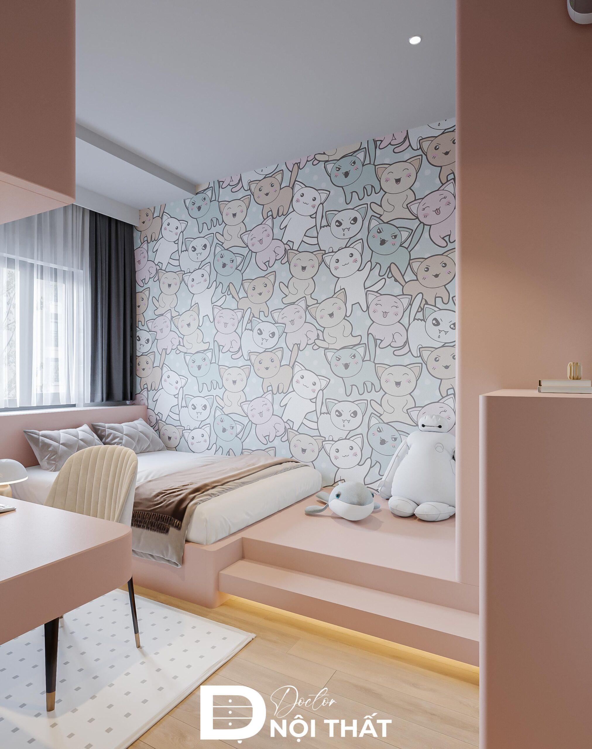 70+ Mẫu phòng ngủ cho bé gái​ đẹp, dễ thương, hiện đại 2025