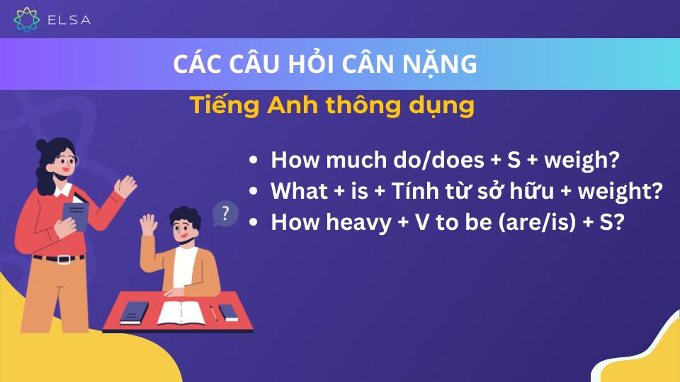 Cách hỏi chiều cao, cân nặng bằng tiếng Anh kèm ví dụ