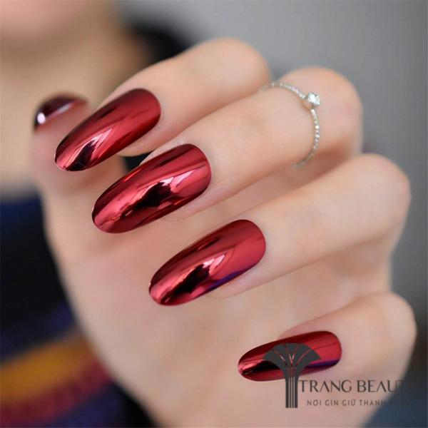 99+ Mẫu nail tráng gương ngọc trai xinh đẹp cho nàng