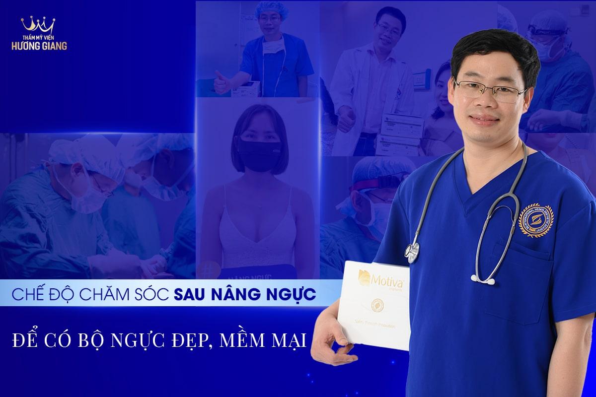 Chế độ chăm sóc sau nâng ngực để có bộ ngực đẹp, mềm mại