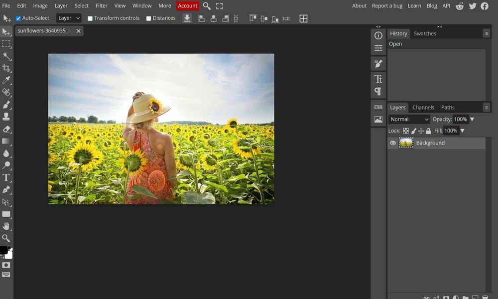 Photoshop online miễn phí | Trang chỉnh sửa ảnh