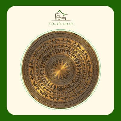 Trang Trí Thảm Với Họa Tiết Trống Đồng Cực Kỳ Sang Trọng, Đậm Chất Văn Hóa