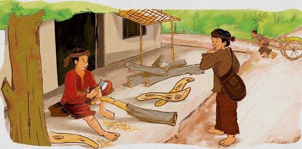 Truyện cổ tích: Đẽo cày giữa đường